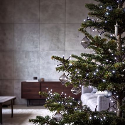 BRILAGI - LED Udendørs julelyskæde 800 LED 21 m IP44 kold hvid