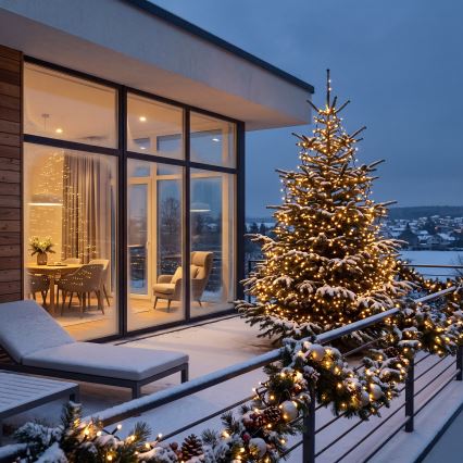 BRILAGI - LED Udendørs julelyskæde 800xLED 21m IP44 varm hvid
