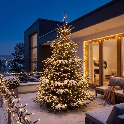 BRILAGI - LED Udendørs julelyskæde 800xLED 21m IP44 varm hvid
