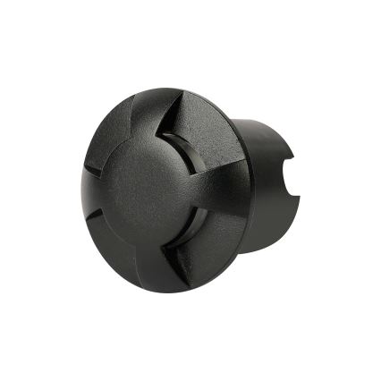 Brilagi - LED udendørs kørbar indbygningsarmatur GROUNDRAY LED/1W/230V sort IP67