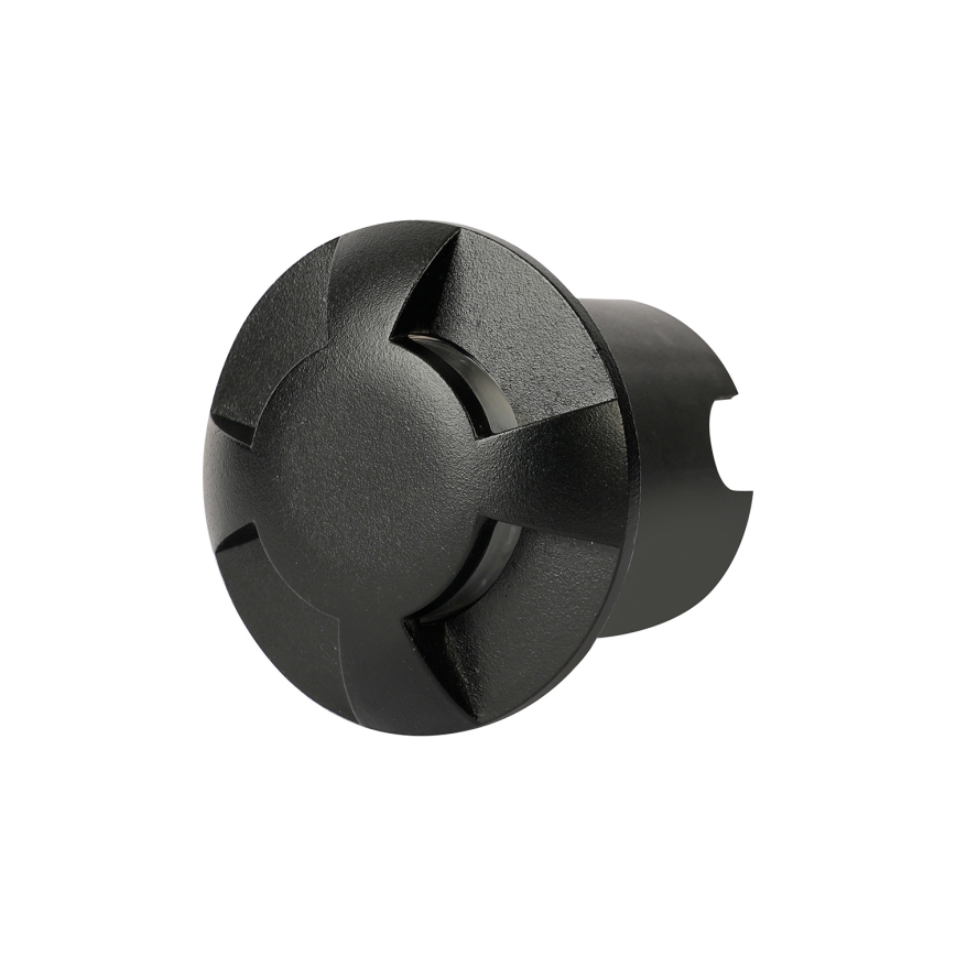 Brilagi - LED udendørs kørbar indbygningsarmatur GROUNDRAY LED/1W/230V sort IP67