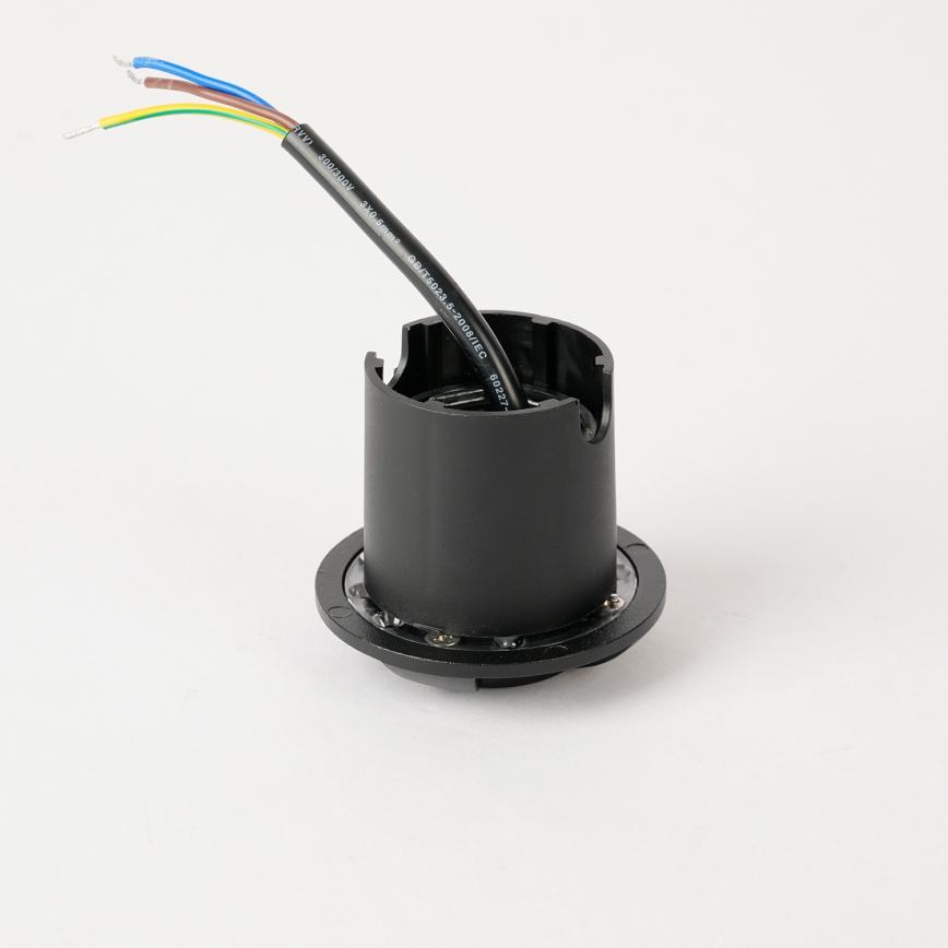 Brilagi - LED udendørs kørbar indbygningsarmatur GROUNDRAY LED/1W/230V sort IP67