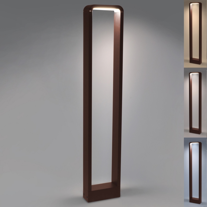 Brilagi - LED udendørs lampe BARI LED/7W/230V 3000/4000/6000K brun IP54 80 cm