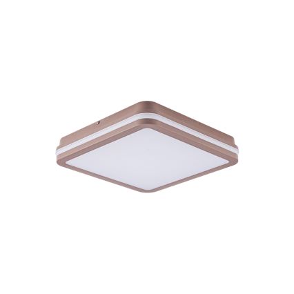Brilagi - LED udendørs loftlampe BENE LED/24W/230V 26x26 cm brun IP54