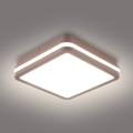 Brilagi - LED udendørs loftlampe BENE LED/18W/230V 21,5x21,5 cm brun IP54