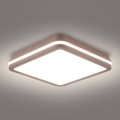 Brilagi - LED udendørs loftlampe BENE LED/24W/230V 26x26 cm brun IP54