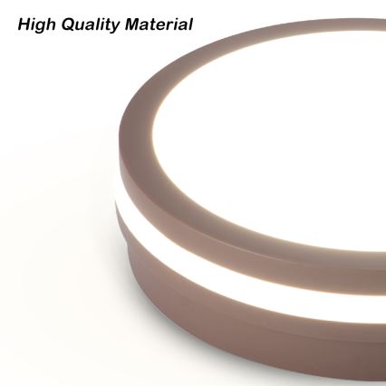 Brilagi - LED udendørs loftlampe BENE LED/24W/230V Ø 26 cm brun IP54