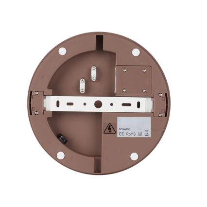 Brilagi - LED udendørs loftlampe BENE LED/24W/230V Ø 26 cm brun IP54