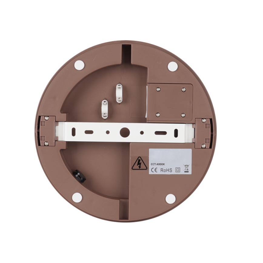 Brilagi - LED udendørs loftlampe BENE LED/24W/230V Ø 26 cm brun IP54