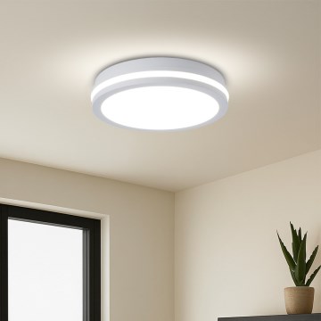 Brilagi - LED udendørs loftlampe BENE LED/24W/230V Ø 26 cm hvid IP54