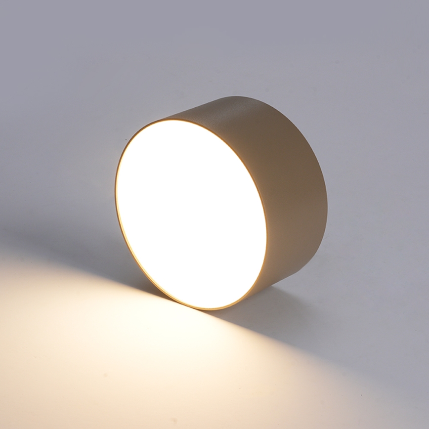 BRILAGI - LED Udendørs loftlampe FORIS LED/14W/230V Ø 12 cm beige IP44
