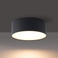 BRILAGI - LED Udendørs loftlampe FORIS LED/14W/230V Ø 12 cm sort IP44