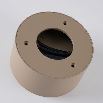 BRILAGI - LED udendørs loftlampe FORIS LED/9W/230V Ø 9 cm beige IP44