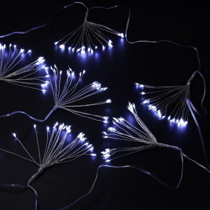 Brilagi - LED udendørs lyskæde 150xLED 5m IP44 kølig hvid fyrværkereffekt