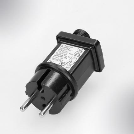 Brilagi - LED udendørs lyskæde 200 LED/8 funktioner, 13 m, IP44, varm hvid, istapper