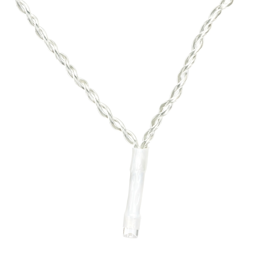 Brilagi - LED udendørs lyskæde 200 LED / 8 funktioner 13 x 0,6 m IP44 kold hvid