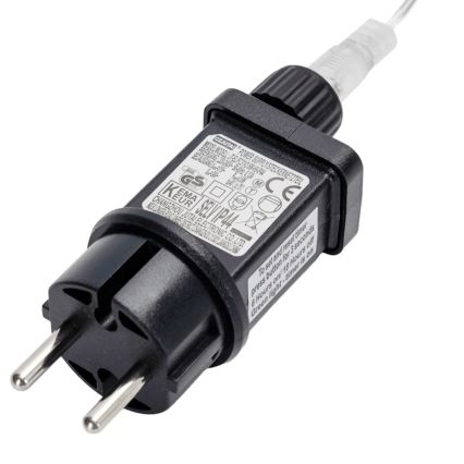 Brilagi - LED udendørs lyskæde 200 LED / 8 funktioner 13 x 0,6 m IP44 kold hvid