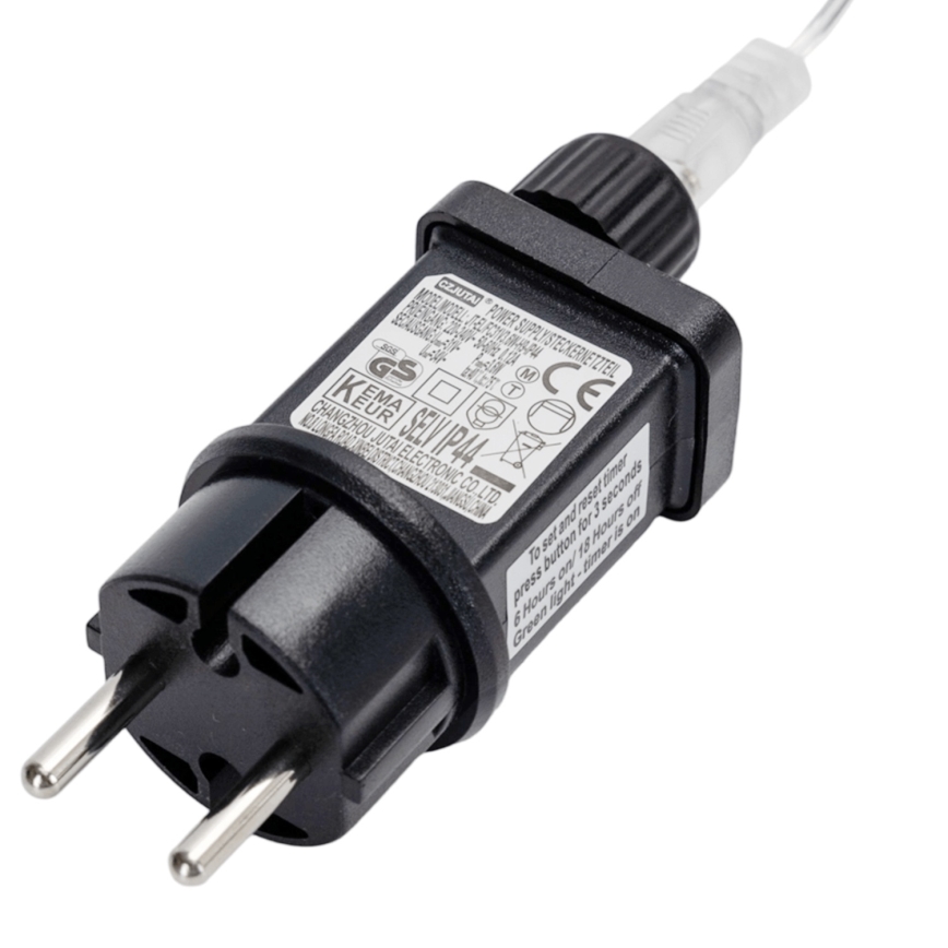 Brilagi - LED udendørs lyskæde 200 LED/8 funktioner 13x0,6 m IP44 varm hvid