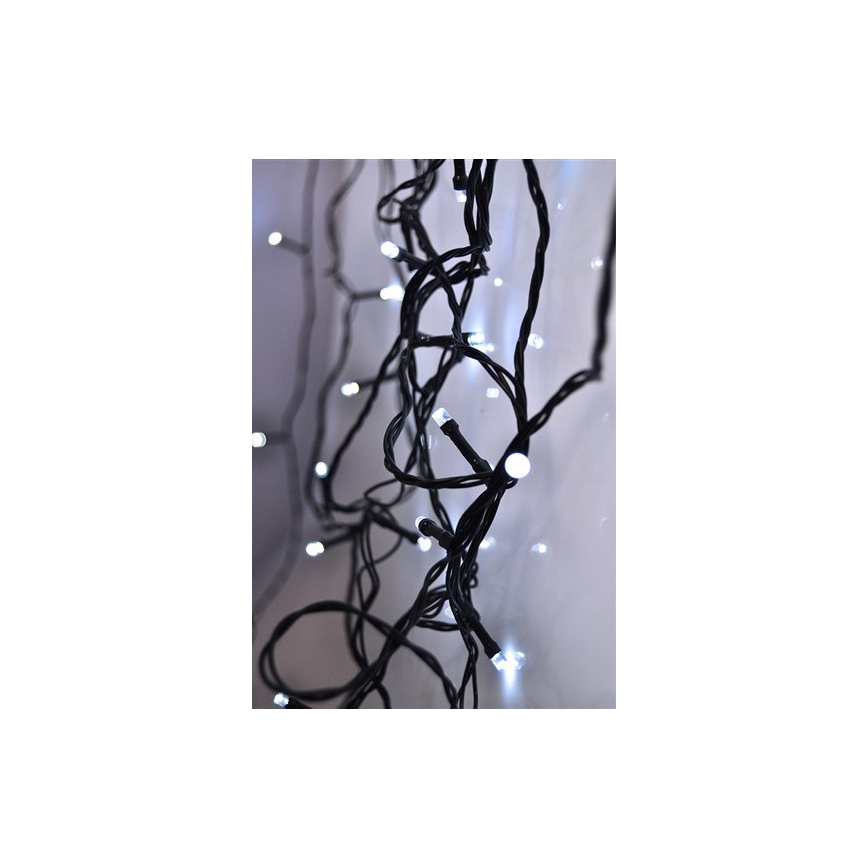 Brilagi - LED udendørs lyskæde, 300 LED, 8 funktioner, 35 m, IP44, kold hvid