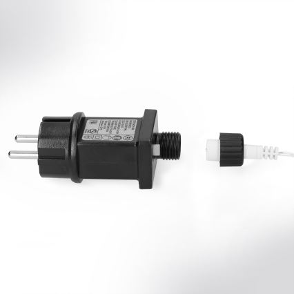 Brilagi - LED udendørs lyskæde 400 LED/8 funktioner 23 m IP44 kold hvid