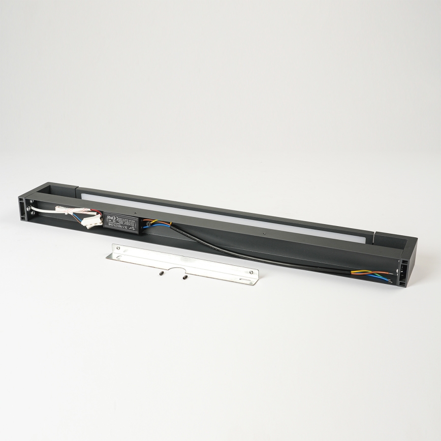 Brilagi - LED udendørs væglampe AQUA LINE LED/18W/230V 60 cm IP44 antracit CRI 90