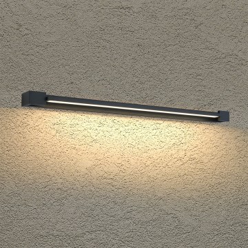 BRILAGI - LED udendørs vægarmatur AQUA LINE LED/20W/230V 80 cm IP44 sort CRI 90