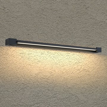 BRILAGI - LED udendørs vægarmatur AQUA LINE LED/24W/230V 90 cm IP44 sort CRI 90