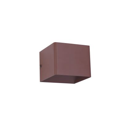 Brilagi - LED udendørs vægarmatur DONNANI LED/5W/230V 10 cm brun IP44