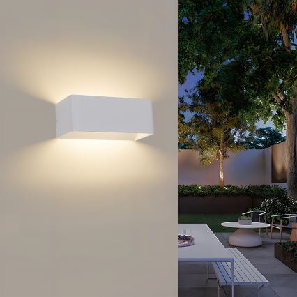 Brilagi - LED udendørs vægarmatur DONNANI LED/7W/230V hvid IP44