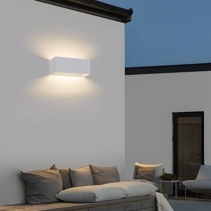 Brilagi - LED udendørs vægarmatur DONNANI LED/7W/230V hvid IP44