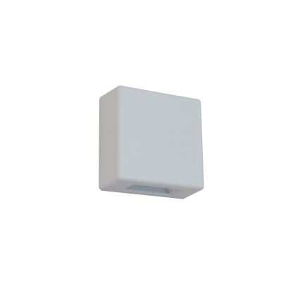 Brilagi - LED udendørs vægarmatur DOUBLERAY LED/6W/230V hvid IP54