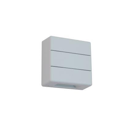 Brilagi - LED udendørs vægarmatur DOUBLERAY LINE LED/6W/230V hvid IP54
