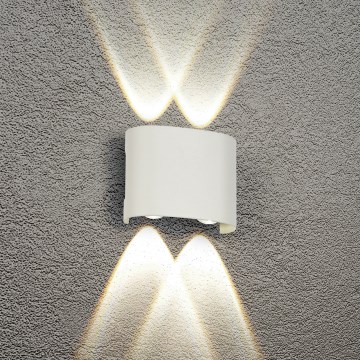 Brilagi - LED udendørs vægarmatur FLAREBOX LED/4W/230V hvid IP65