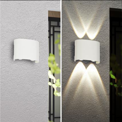 Brilagi - LED udendørs vægarmatur FLAREBOX LED/4W/230V hvid IP65