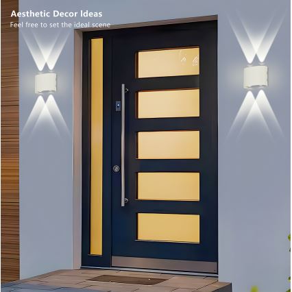 Brilagi - LED udendørs vægarmatur FLAREBOX LED/4W/230V hvid IP65