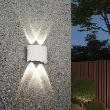 Brilagi - LED udendørs vægarmatur FLAREBOX LED/4W/230V hvid IP65