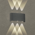 Brilagi - LED udendørs vægarmatur FLAREBOX LED/6W/230V antracit IP65
