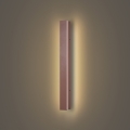 Brilagi - LED udendørs vægarmatur LINEAR LED/12W/230V 3000K IP65 50 cm brun CRI 90