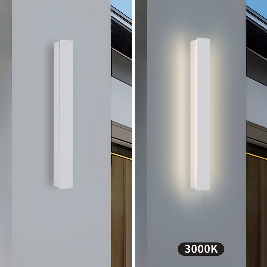 Brilagi - LED udendørs væglampe LINEAR LED/12W/230V 3000K IP65 50 cm hvid CRI 90
