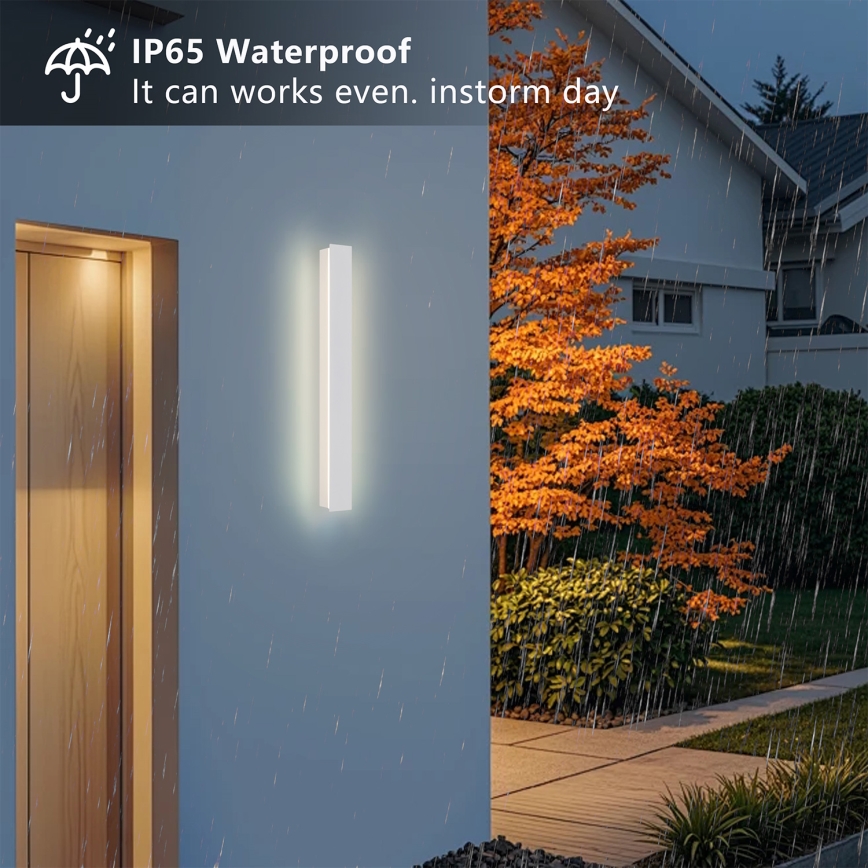 Brilagi - LED udendørs væglampe LINEAR LED/12W/230V 3000K IP65 50 cm hvid CRI 90