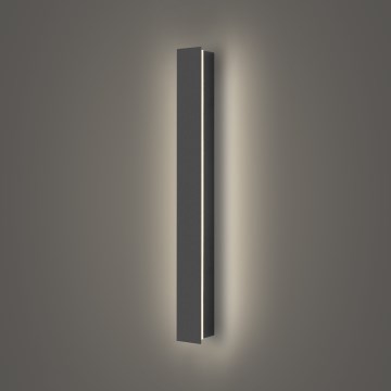 Brilagi - LED udendørs vægarmatur LINEAR LED/12W/230V 4000K IP65 50 cm antracit