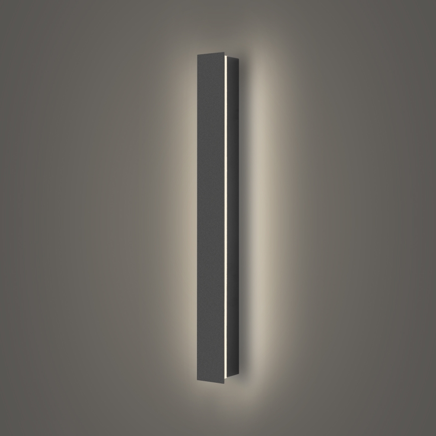 Brilagi - LED udendørs vægarmatur LINEAR LED/12W/230V 4000K IP65 50 cm antracit