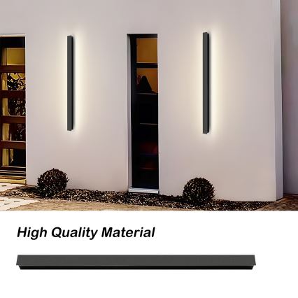 Brilagi - LED udendørs vægarmatur LINEAR LED/22W/230V 3000K IP65 100 cm sort CRI 90