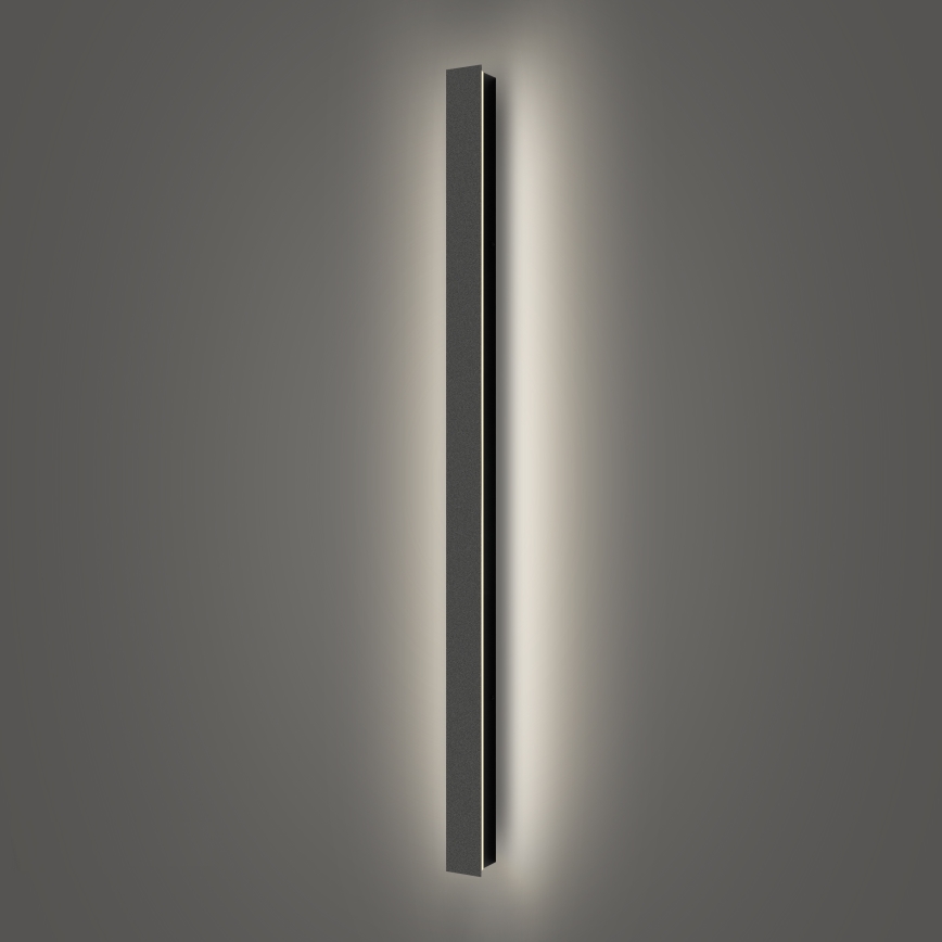 Brilagi - LED udendørs vægarmatur LINEAR LED/22W/230V 4000K IP65 100 cm sort CRI 90