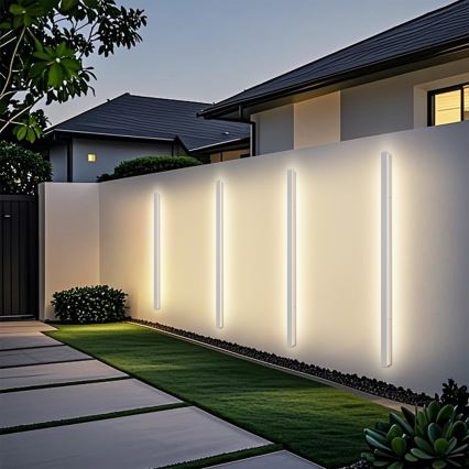 Brilagi - LED udendørs vægarmatur LINEAR LED/32W/230V 3000K IP65 140 cm hvid CRI 90