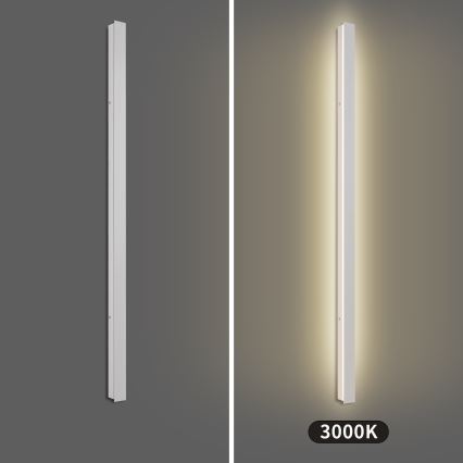 Brilagi - LED udendørs vægarmatur LINEAR LED/32W/230V 3000K IP65 140 cm hvid CRI 90