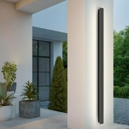 Brilagi - LED udendørs væglampe LINEAR LED/32W/230V 4000K IP65 140 cm sort CRI 90