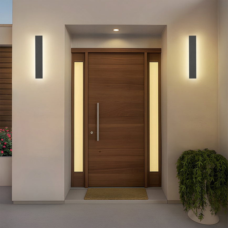 Brilagi - LED Udendørs væglampe LINEAR LED/8W/230V 4000K IP65 30 cm antracit CRI 90