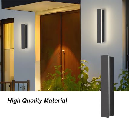 Brilagi - LED Udendørs væglampe LINEAR LED/8W/230V 4000K IP65 30 cm antracit CRI 90