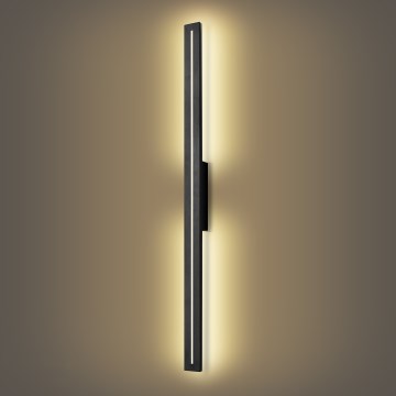 Brilagi - LED udendørs vægarmatur LINEO LED/24W/230V 3000K IP65 100 cm sort